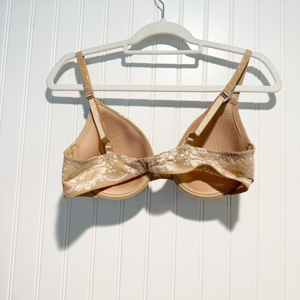 Wacoal Beige Floral Underwire Bra 36C - Picture 4 of 4